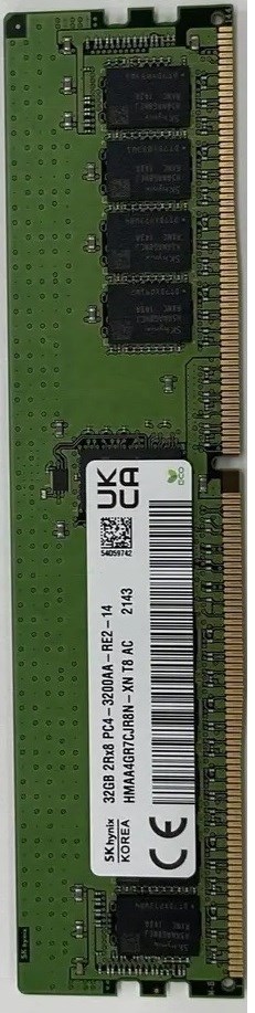Kingston ECC 1 x 32 Go 3200 MHz DDR4-RAM DIMM au meilleur prix sur